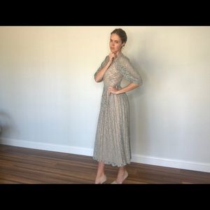 Long lace dress